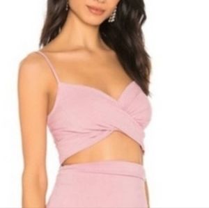 Free People Intimantely VaVa Voom BRALETTE Crop Top Pink Small  Coquette Boho